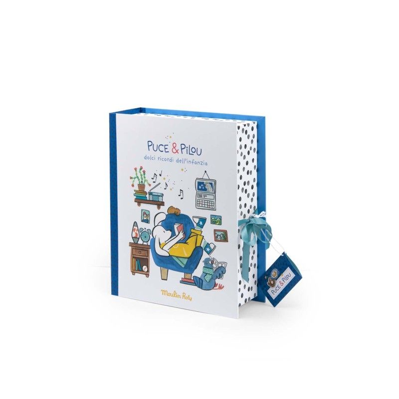 Geburts Geschenke Box Italienisch, Puce & Pilou, Moulin Roty