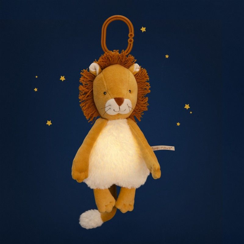 Kuscheltier mit Leuchtfunktion Löwe, La forêt Mawa, Moulin Roty