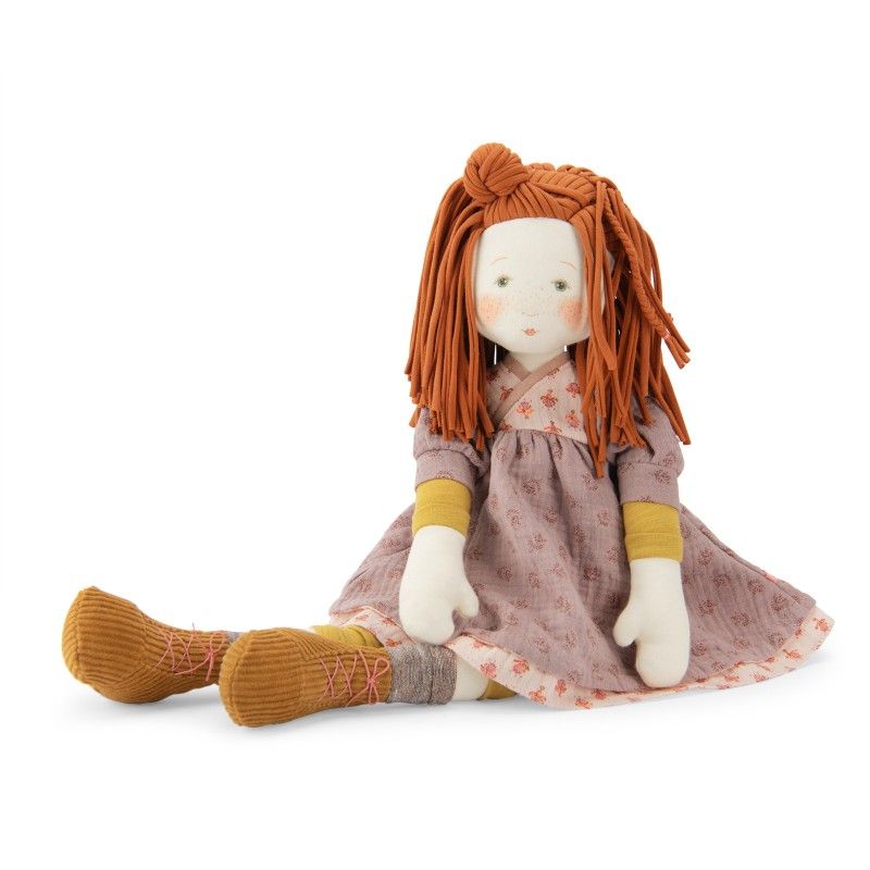 Grosse Stoffpuppe Capucine, Les Rosalies, Moulin Roty