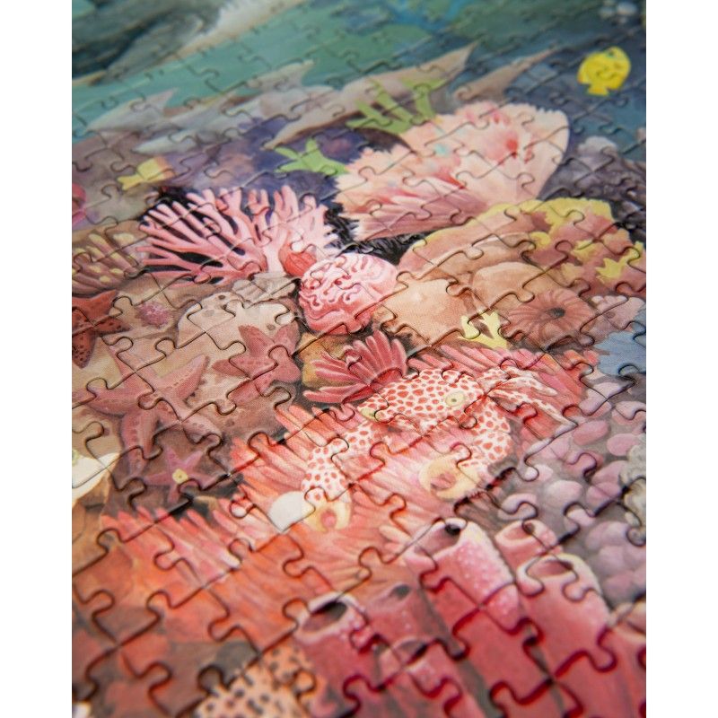 Puzzle Korallenriff 1000 St.,Tout autour du monde, Moulin Roty