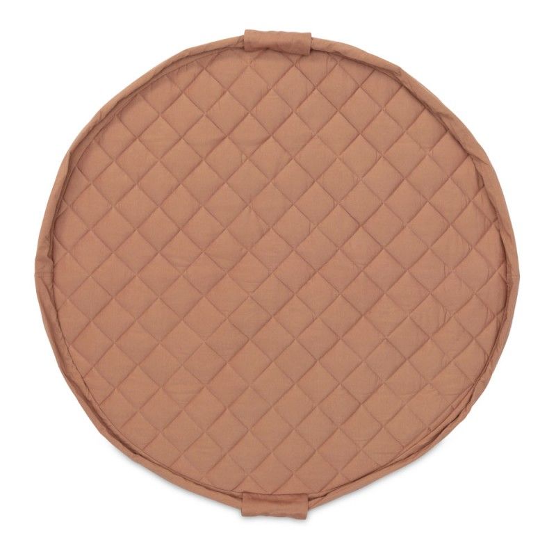 Krabbeldecke soft, Organic tawny brown, Play&Go