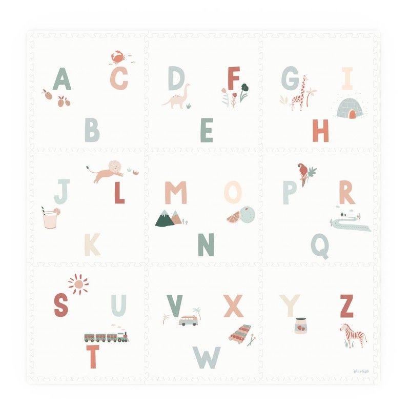 Spielmatte Alphabet EEVAA, Puzzlematte, Play&Go