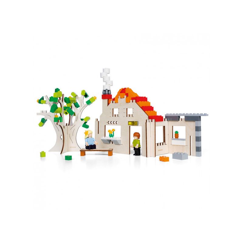 Maison,plaque de base composante, Brikkon