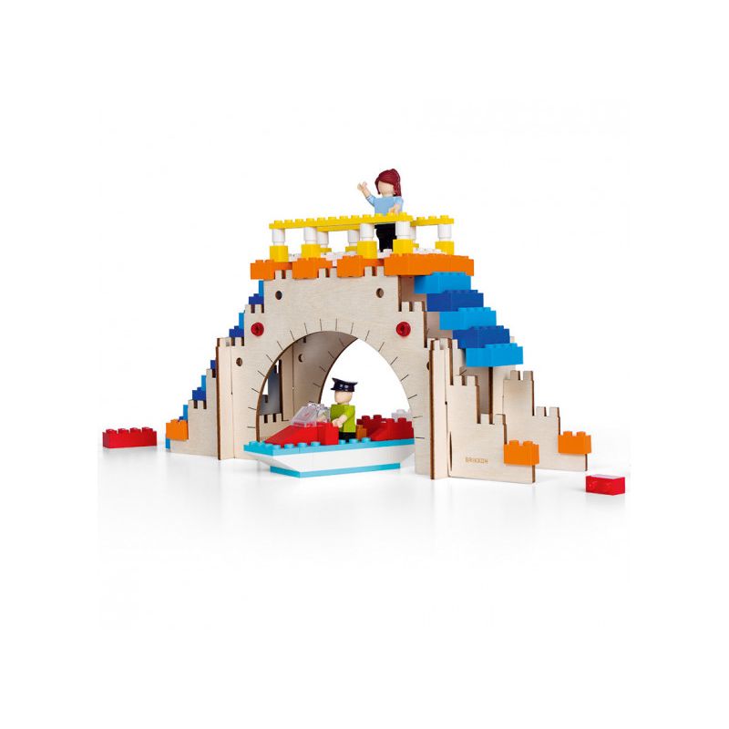 Pont, plaque de base composante, Brikkon