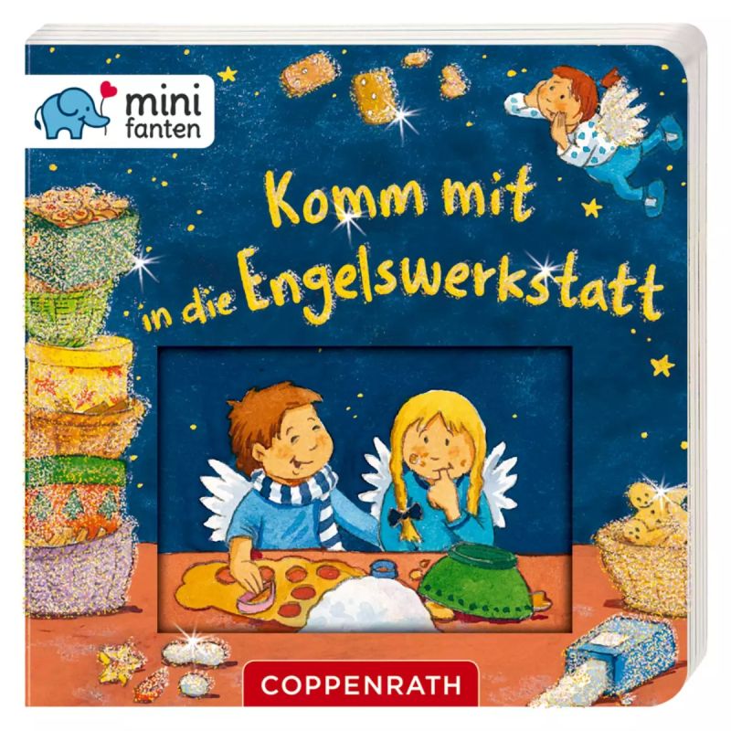 Kleines Schiebebuch; Komm mit in die Engelswerkstatt, Coppenrath