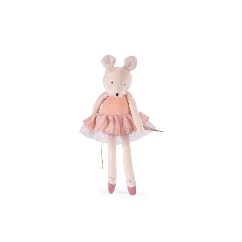 Plüschmaus rosa, La Petite Ecole de Danse, Moulin Roty