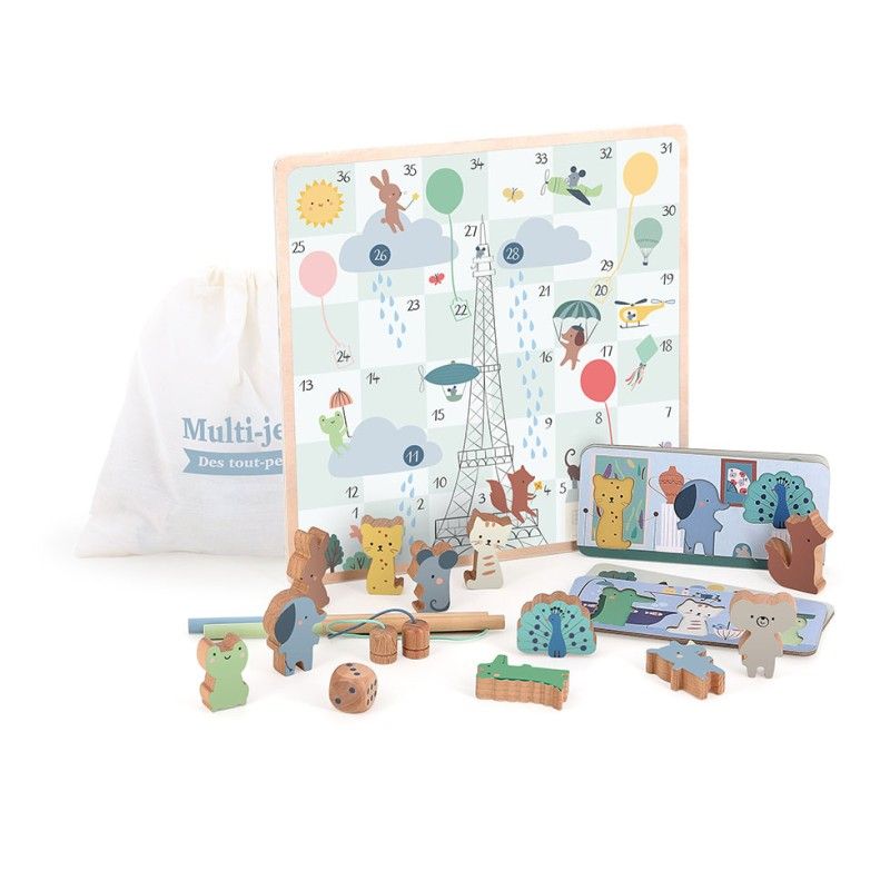 Spielesammlung 4 in 1, Sarah Betz, Vilac