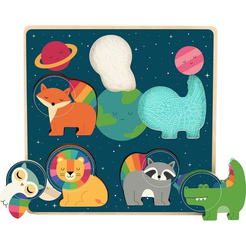 Taktiles Steckpuzzle Weltraum - Andy Westface, Vilac