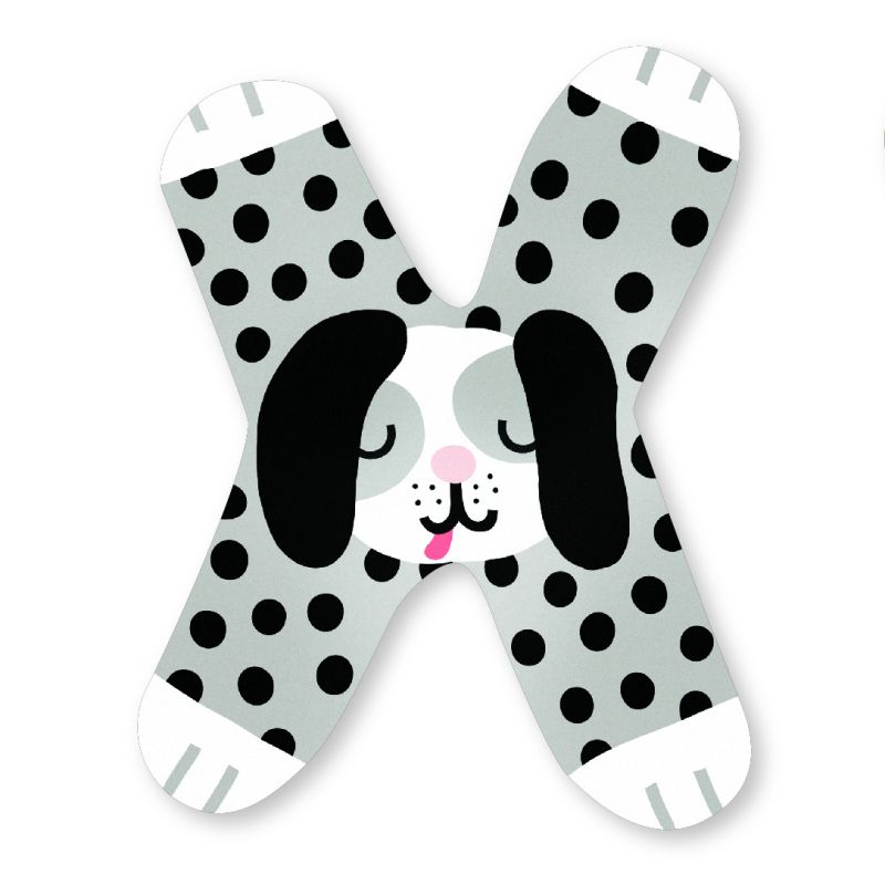 Buchstabe aus Holz X, M.Carlslund, Vilac