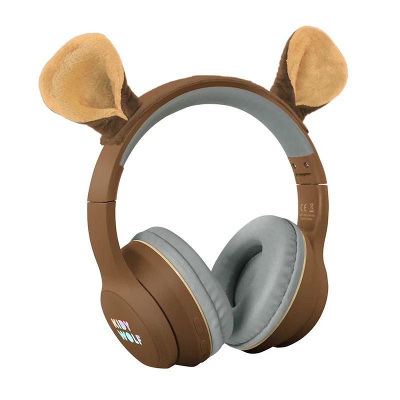 Kopfhörer Bluetooth mit Bärenohren, Kidywolf