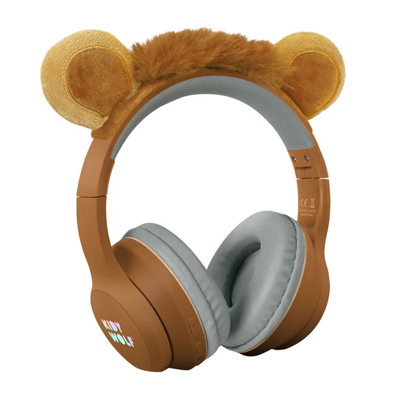 Kopfhörer Bluetooth mit Löwenohren, Kidywolf