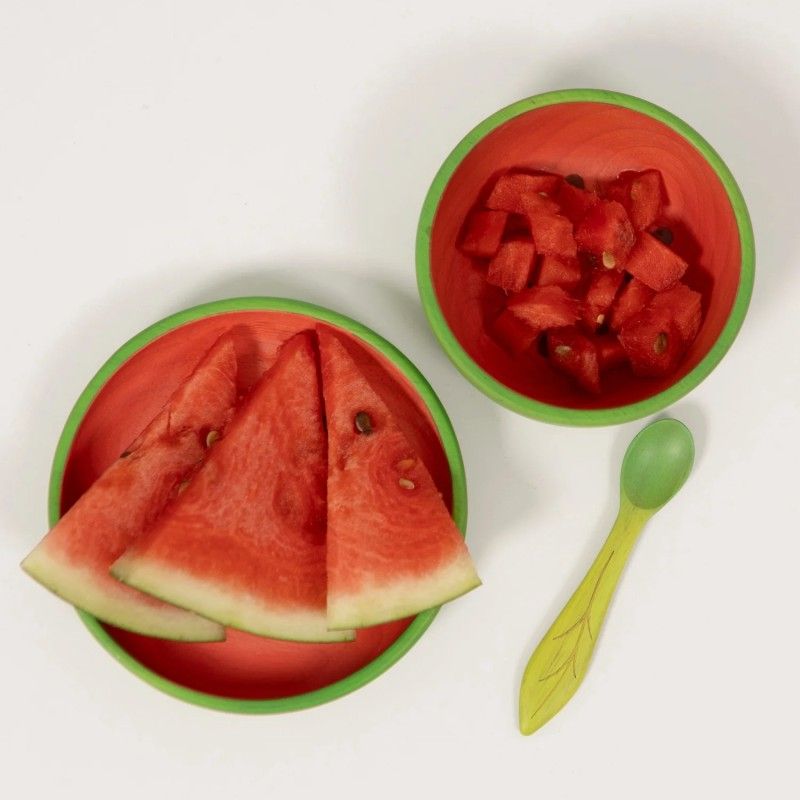 Wally The Watermelon Dinnerware 3 Pieces Set, Geschirrset, Oli&Carol