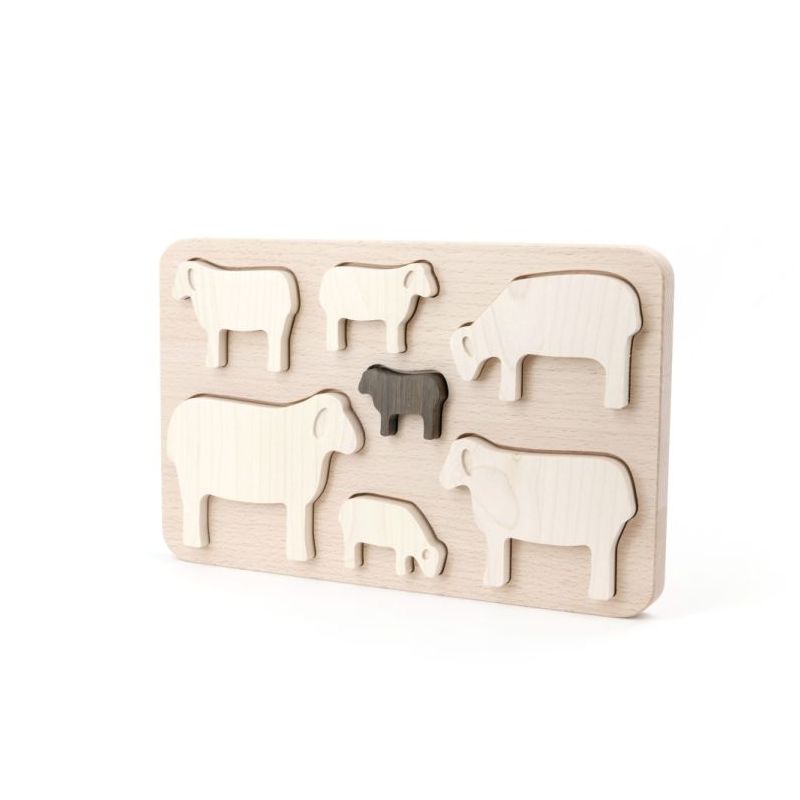 Puzzle en bois de mouton, Bajo