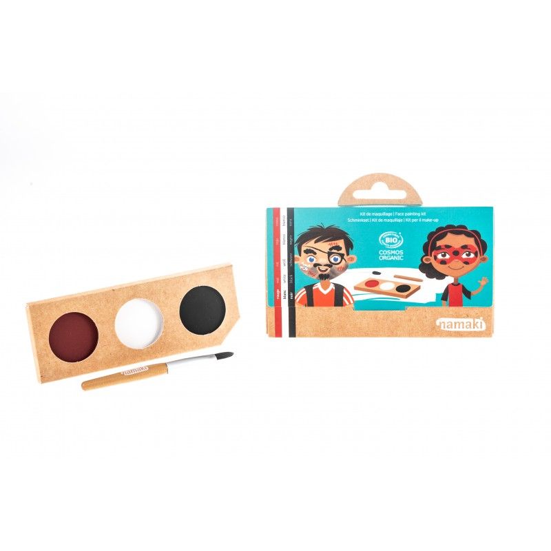 Pirate & Ladybird Face Painting Kit - 3 colors, Namaki