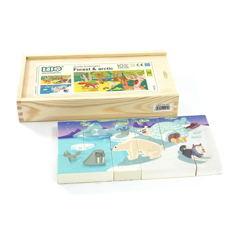 Puzzle forêt et  polaire