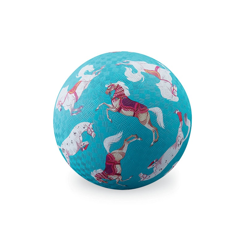 Balle en caoutchouc 13 cm Chevaux, Crocodile Creek