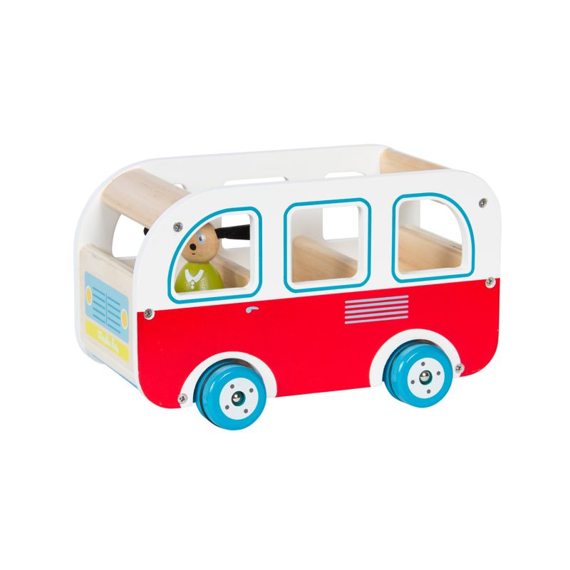 Bus en bois, La Grande Famille, Moulin Roty
