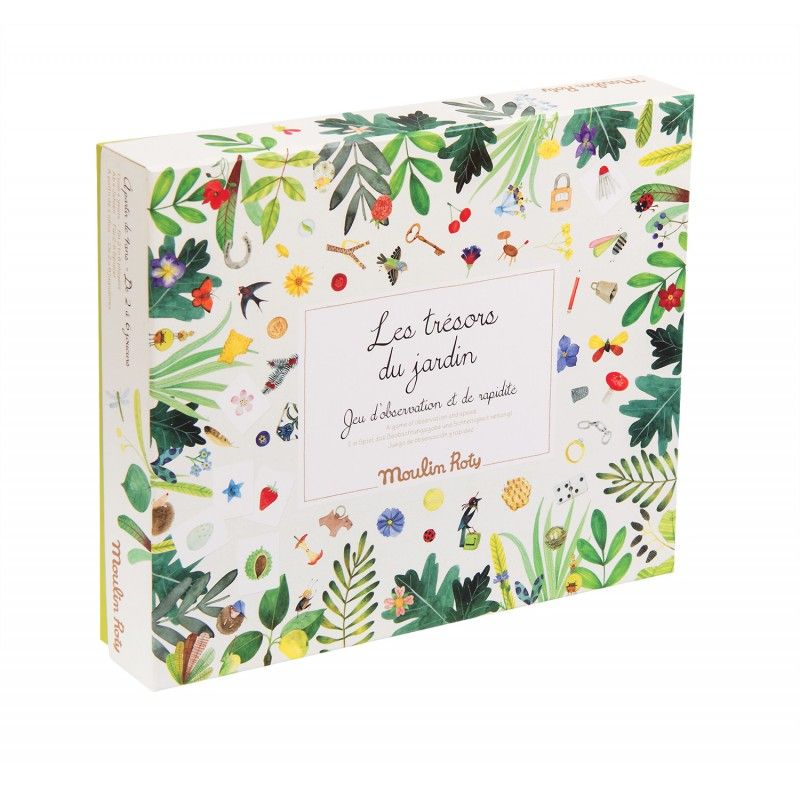 Such- und Findbrettspiel - Schätze des Gardens,  Le Jardin du Moulin, Moulin Roty