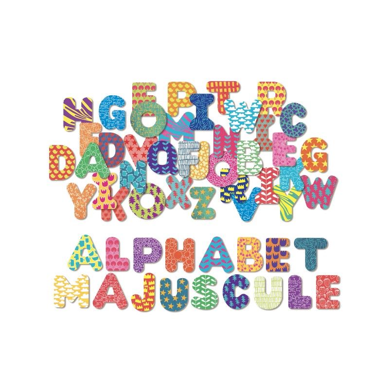 Magnets Alphabet majuscule 56 pcs, Jeux, Vilac