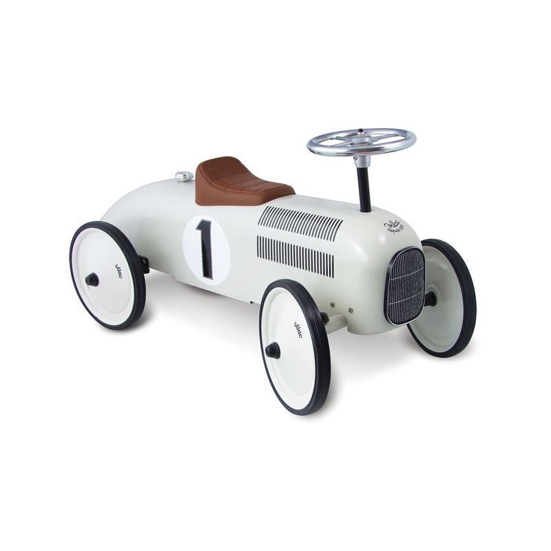 Porteur voiture vintage blanc crème, Premier âge, Vilac
