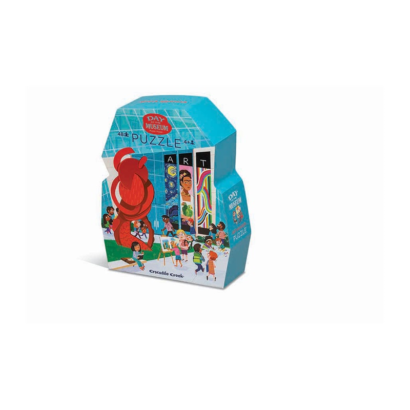 Puzzle 48 pièces, Day at the Museum: Musée des Beaux Arts, Crocodile Creek