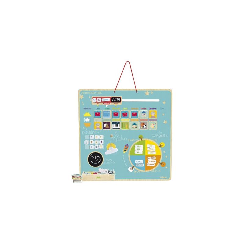 Wochenkalender magnetisch, Lernspiele, Vilac