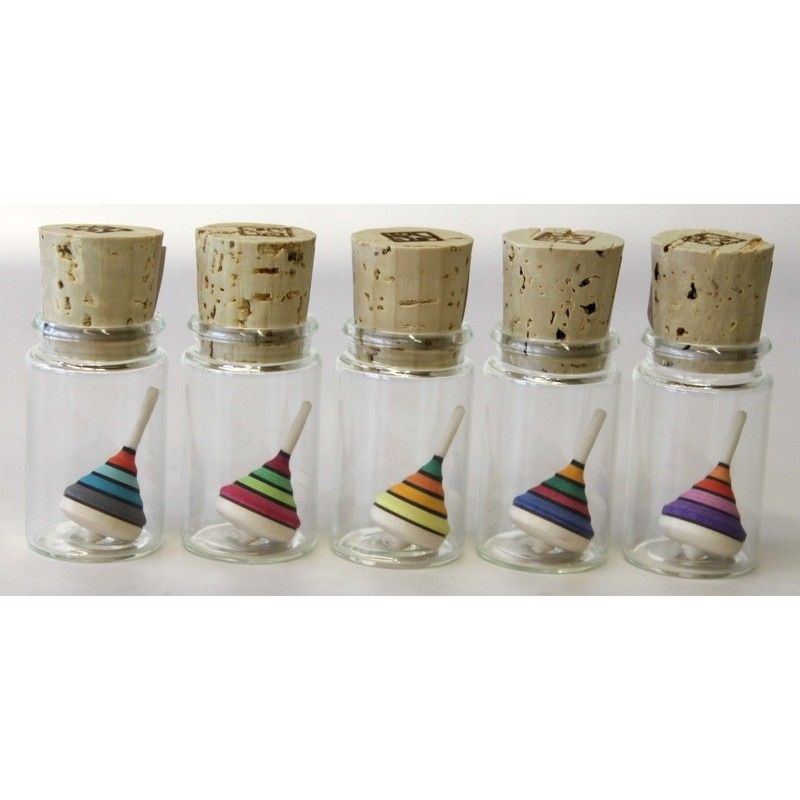 Kreisel Harlekin mini im Glas, Mader