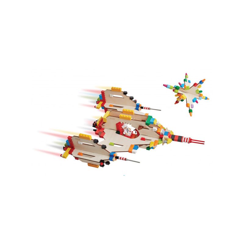 Raumschiff und Galaxiestern, Brikkon