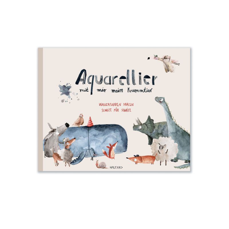 Aquarellier mit mir mein Krummtier, Halfbird 