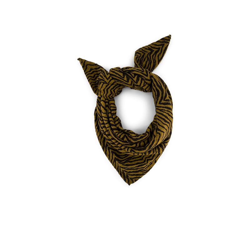 Swaddle M Bianca Zebra Tapenade, Rose in April