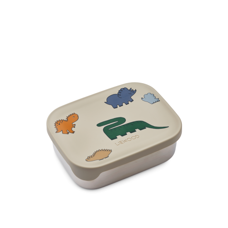 Arthur Printed Lunchbox, Dinosaurs/Mist, Liewood