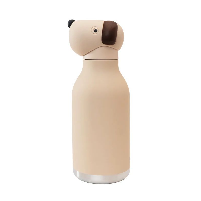 Trinkflasche Bestie Bottle, Pepper, der braune Hund, asobu