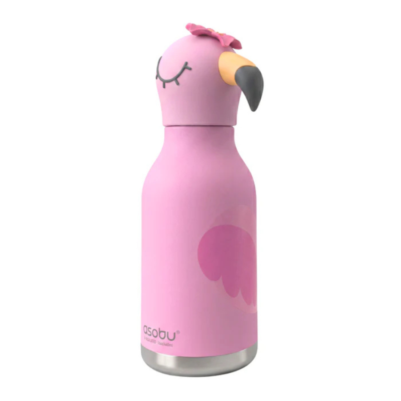 Trinkflasche Bestie Bottle, Flamingo Lola,asobu