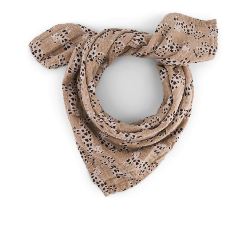 Swaddle M Bianca, Baby Leopard, Rose in April