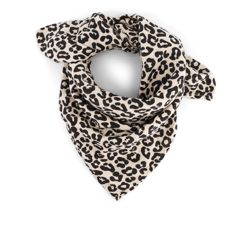 Swaddle M Bianca, leopard, natürlich, Rose in April