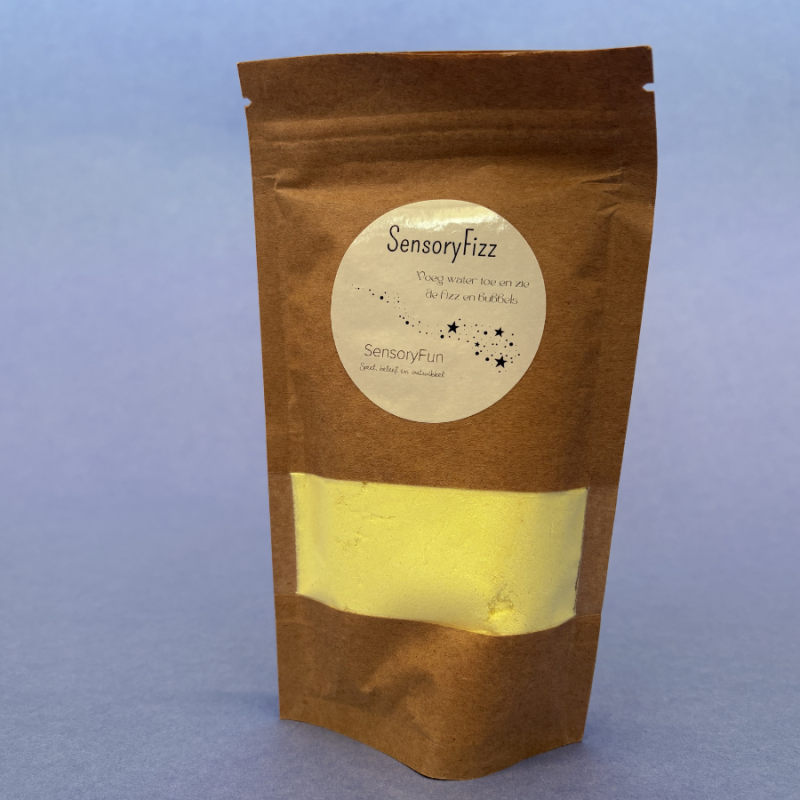 SensoryFizz Brausepulver, Gelb, Kiddi