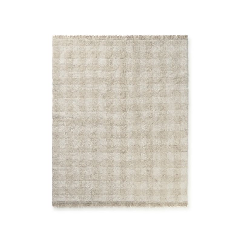 Teppich Vichy Ivory, waschbar 90x120 cm, Swan Lake, Lorena Canals