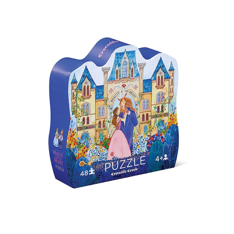 Puzzle la Belle et la bête 48 pcs., Crocodile Creek