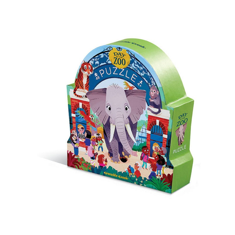 Puzzle Tag im Zoo 48tlg., Crocodile Creek