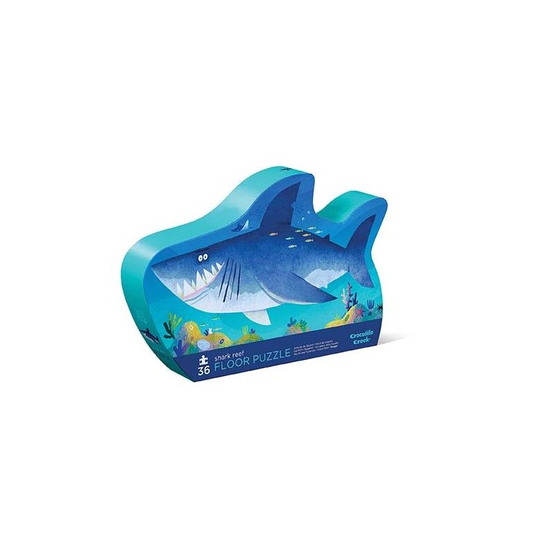 Shaped Puzzle, Haifisch-Riff 36 pc, Crocodile Creek 