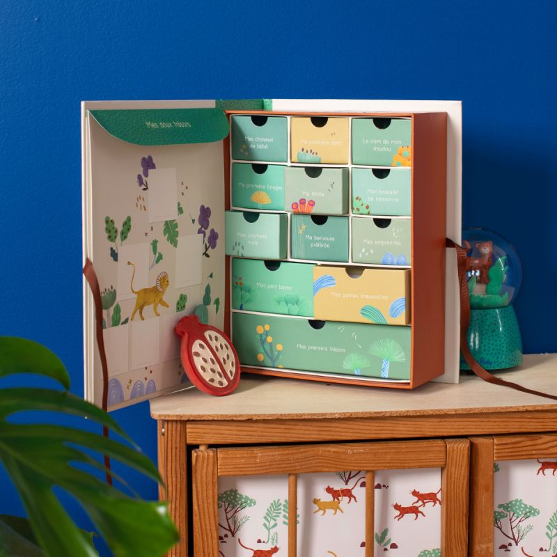 Geburtsgeschenke Box IT, La forêt Mawa, Moulin Roty