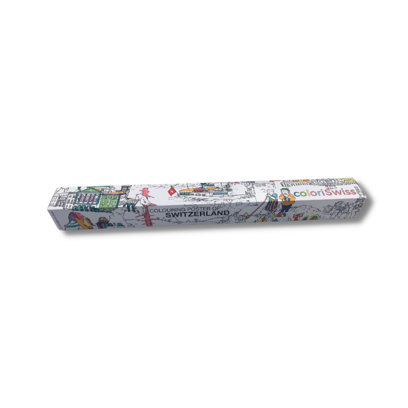 Colori Swiss, XXL Ausmalposter Schweiz