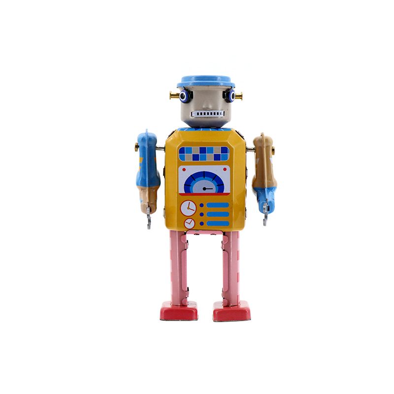 Blechroboter, Blechspielzeug, Roboter, Fernseher, Mr. & Mrs. Tin, Aufziehspielzeug,  Limitierte Anzahl, Deko, Geburtstaggeschenke für Jungs,  Roboter Fernseher, Roboter TV, Nostalgie, Unikat, Sammlerstück, Vintage Spielzeug