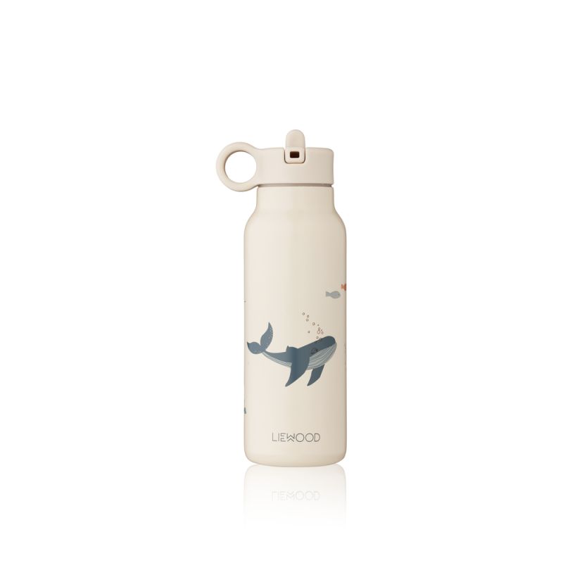 Falk Water Bottle 350 ml,Sea creature / Sandy,LIEWOOD