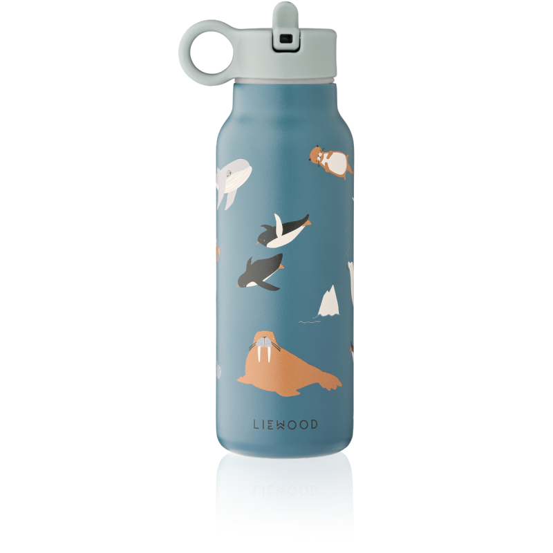Falk Water Bottle 350ml, Artic Sea, Trinkflasche Liewood