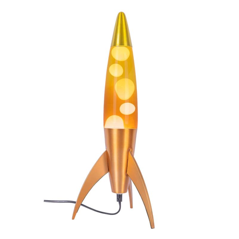 Lavalampe Rocket Orange gradient (EU-Stecker, Spannung 220-240 V), Fisura