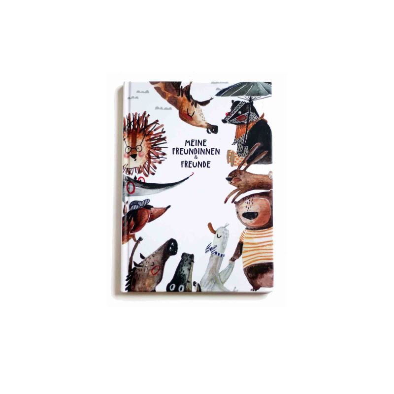 Freundebuch mit tollen Illustrationen, Halfbird