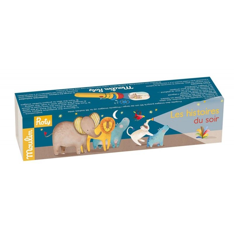 Lampe à histoires Les Papoum, Moulin Roty.