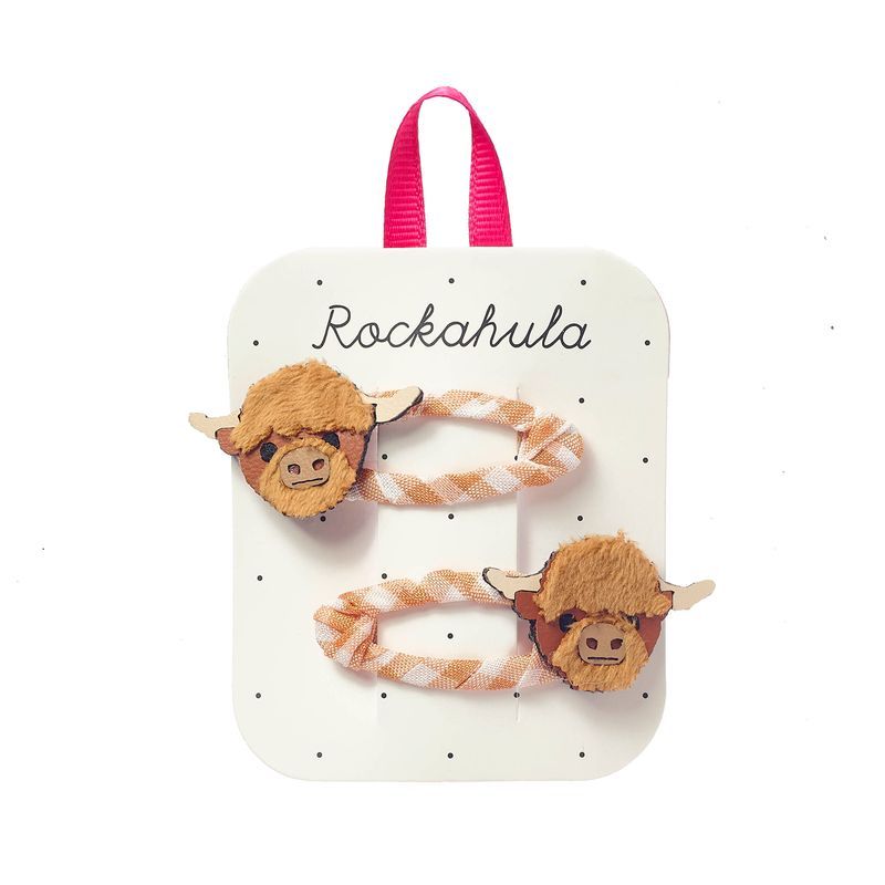 Hettie Highland Cow Clips, Haarspangen, Rockahula