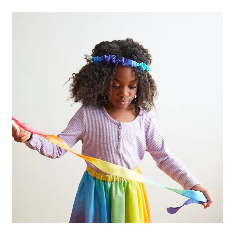 Regenbogen-Haarband aus Seide, Standard, Sarah's Silks